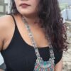 raw radiance afghani long neckpiece