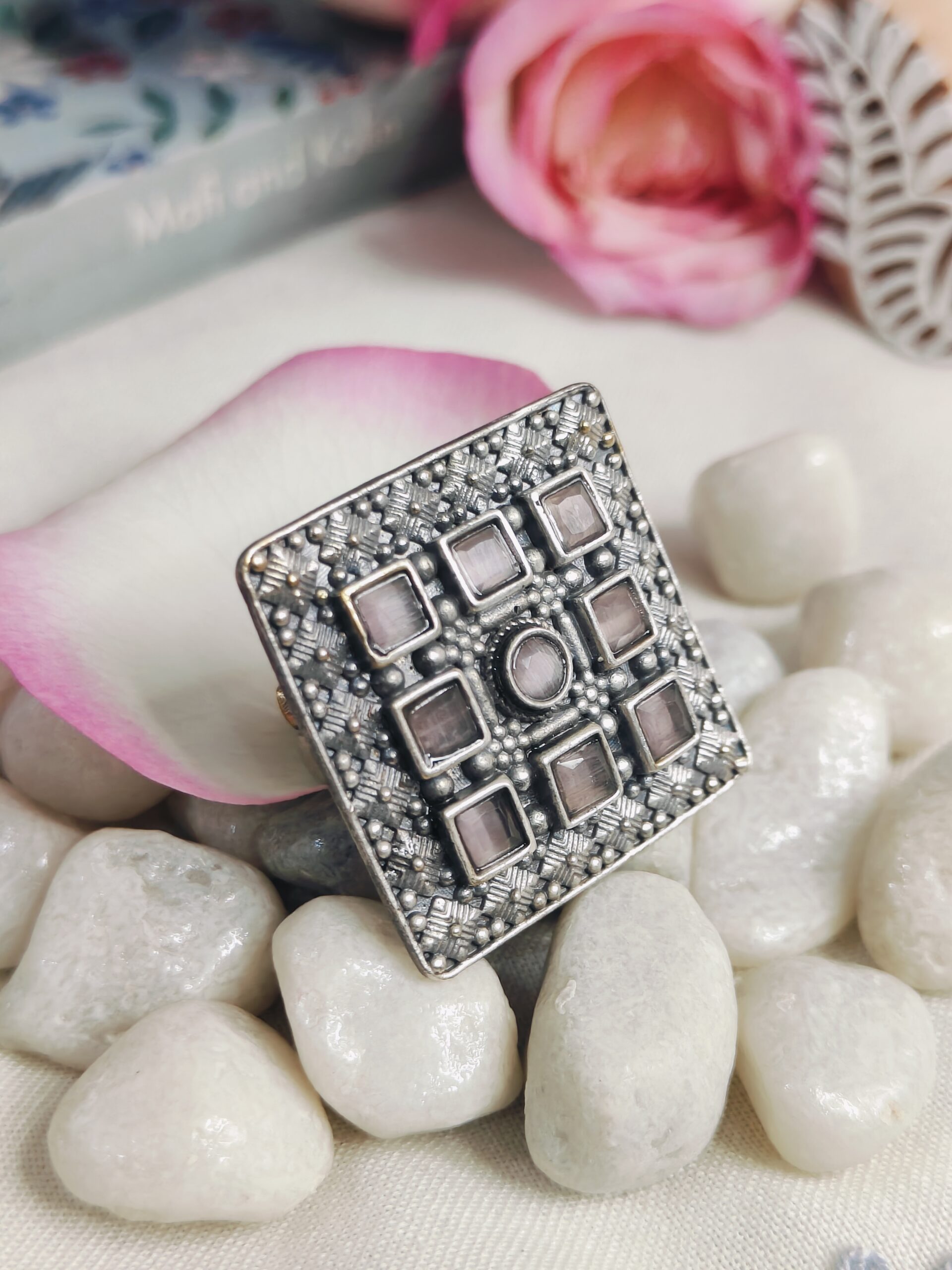 Rani Raja Ring- Pink