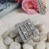 Rani Raja Ring- White
