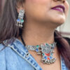 layered love afghani choker set