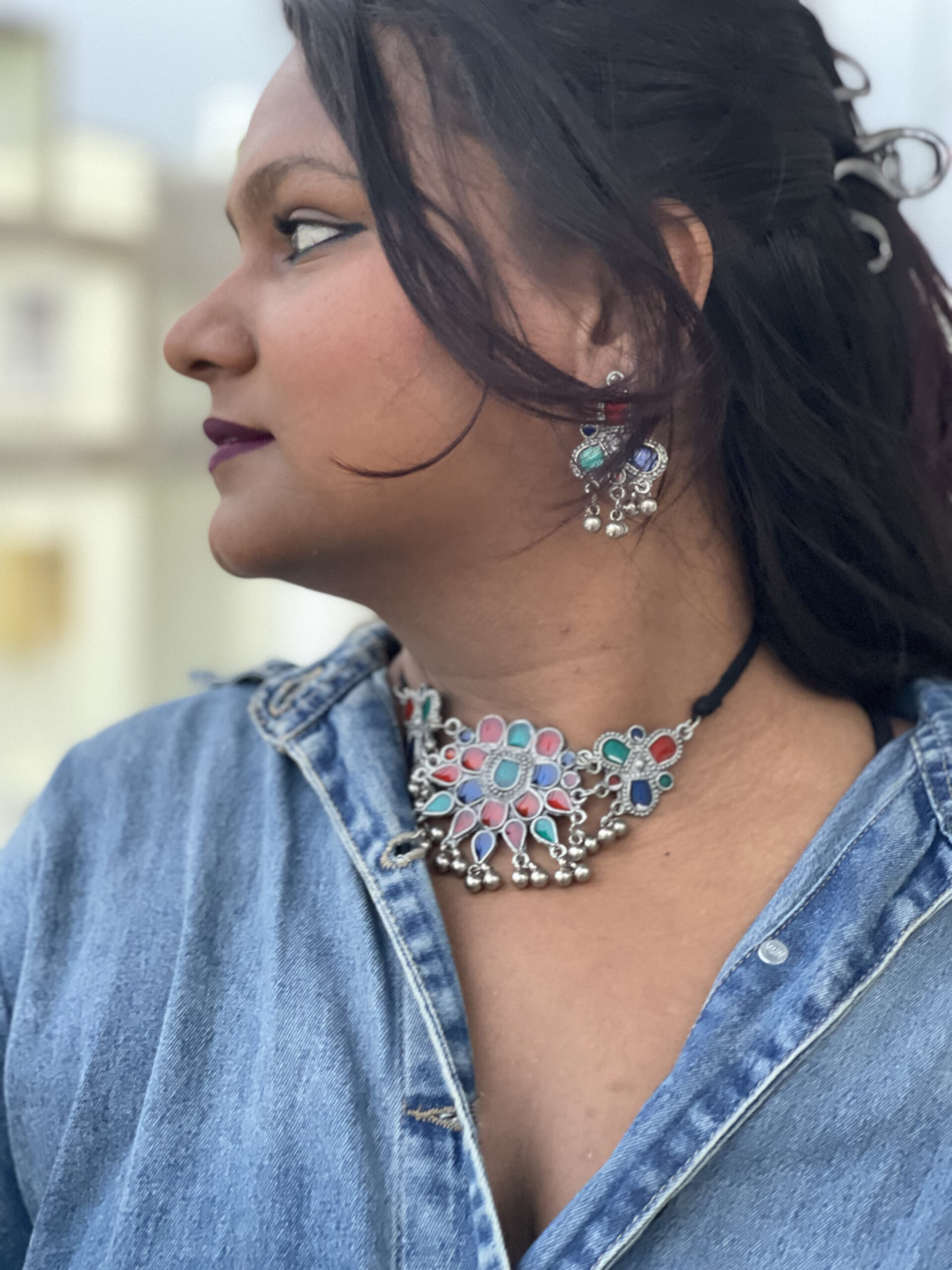 everyday muse afghani choker set