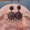 mumtaz stone drop earrings