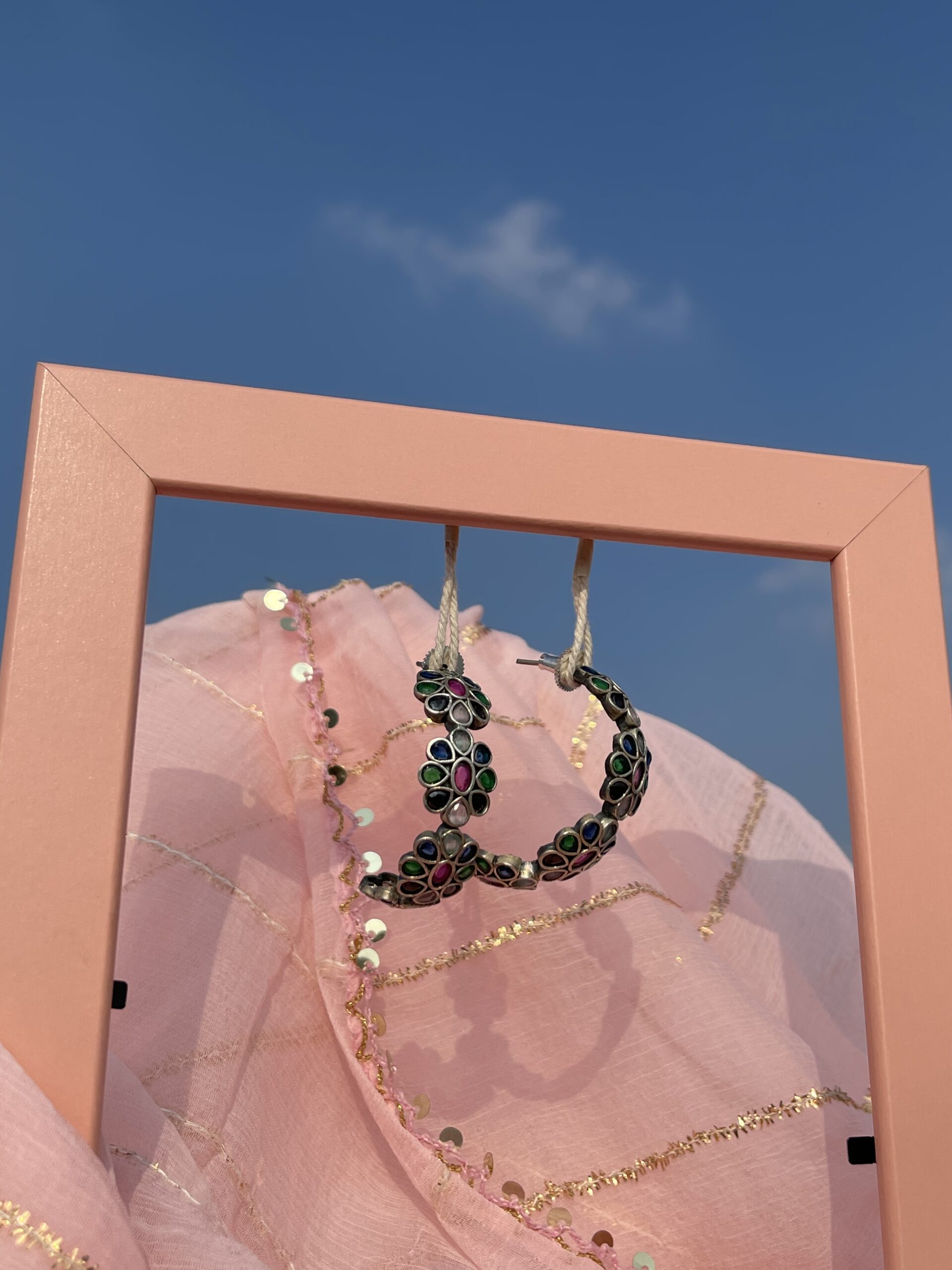 muskaan half hoop earrings