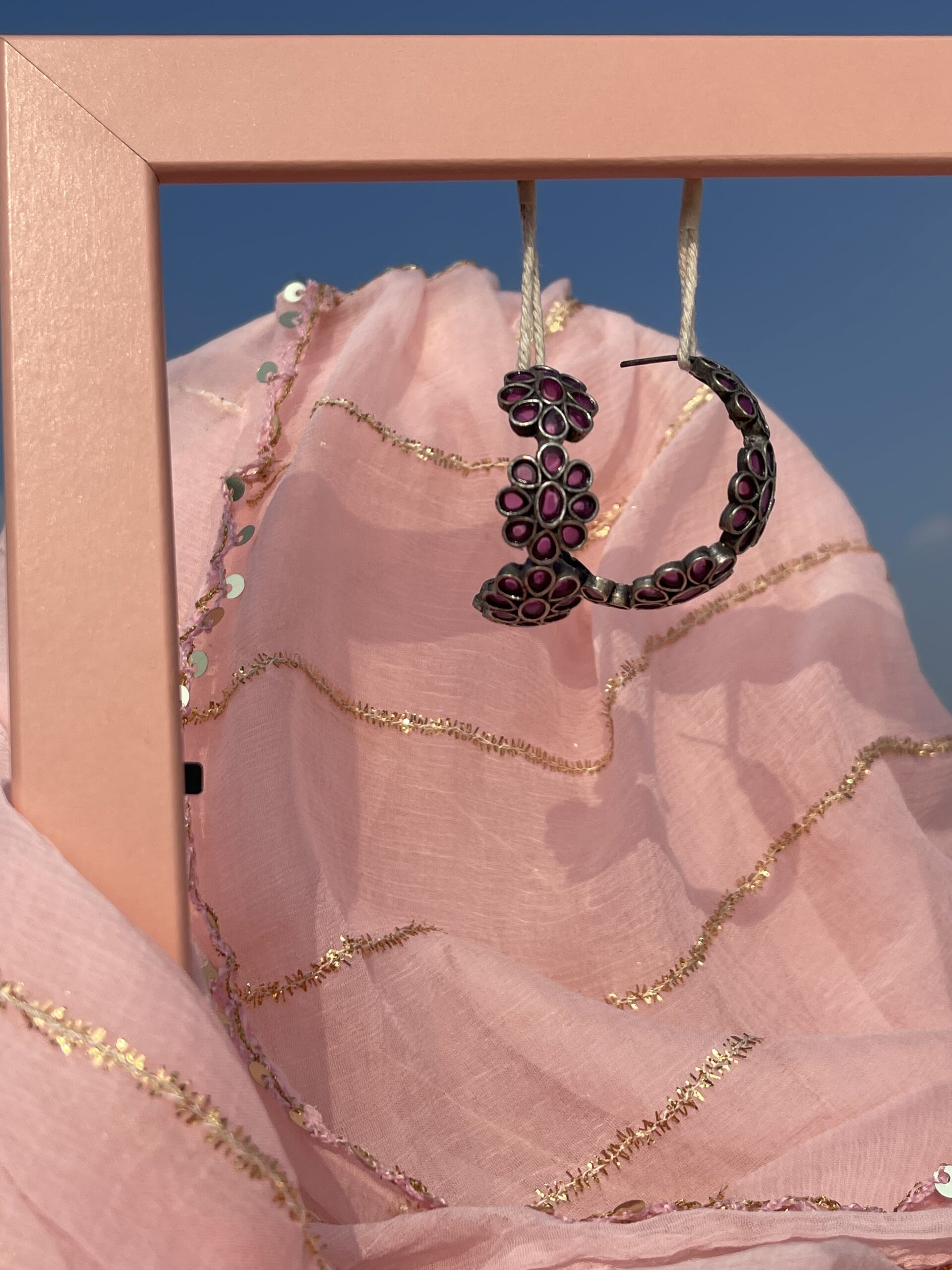 muskaan half hoop earrings