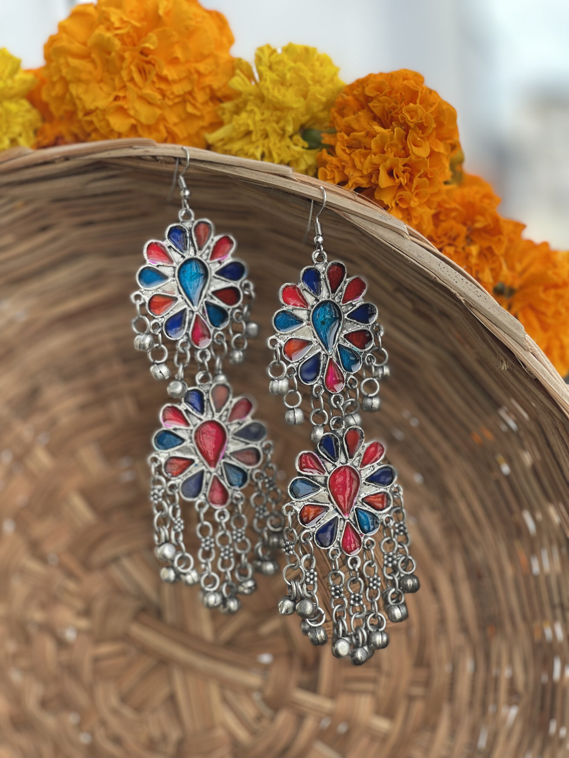Rang-e-noor Long Afghani Earring Rang-e-noor Long Afghani Earring