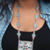 rustic dream afghani long neckpiece set