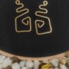 curved maze earrings