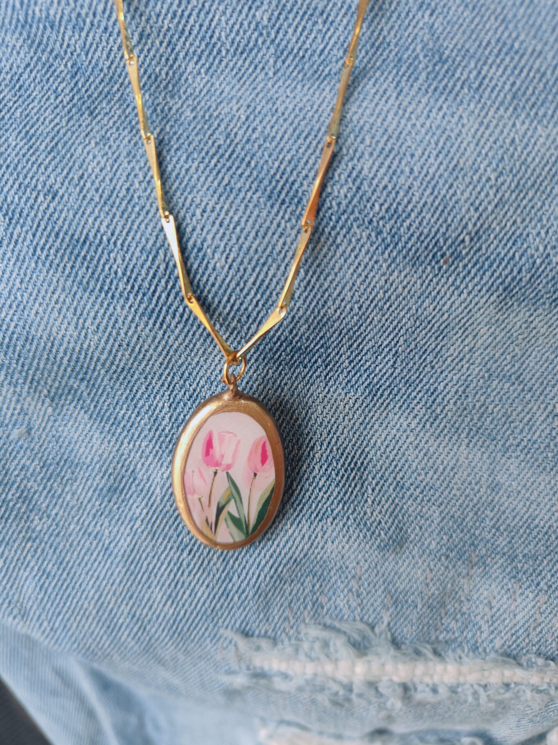 memory in bloom necklace
