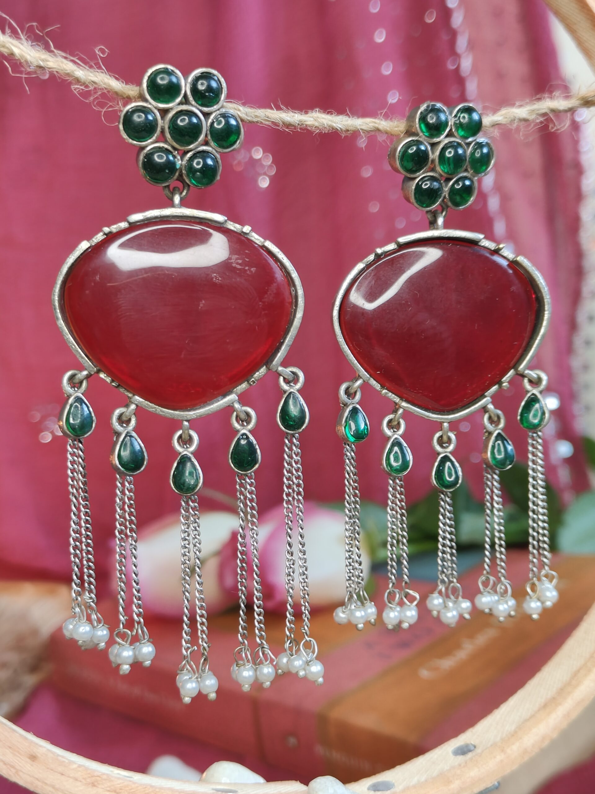 geet statement dangler earrings