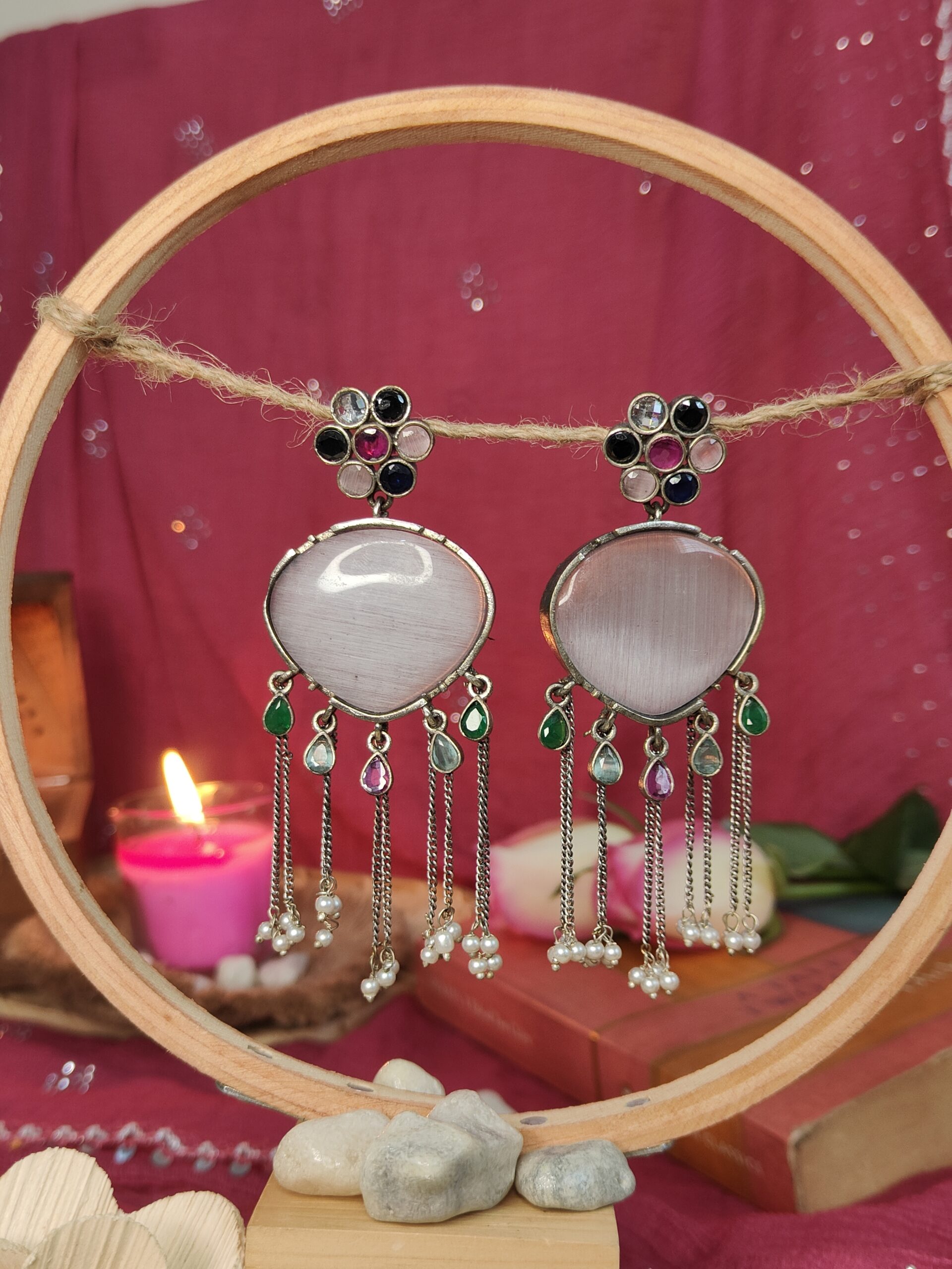 geet statement dangler earrings