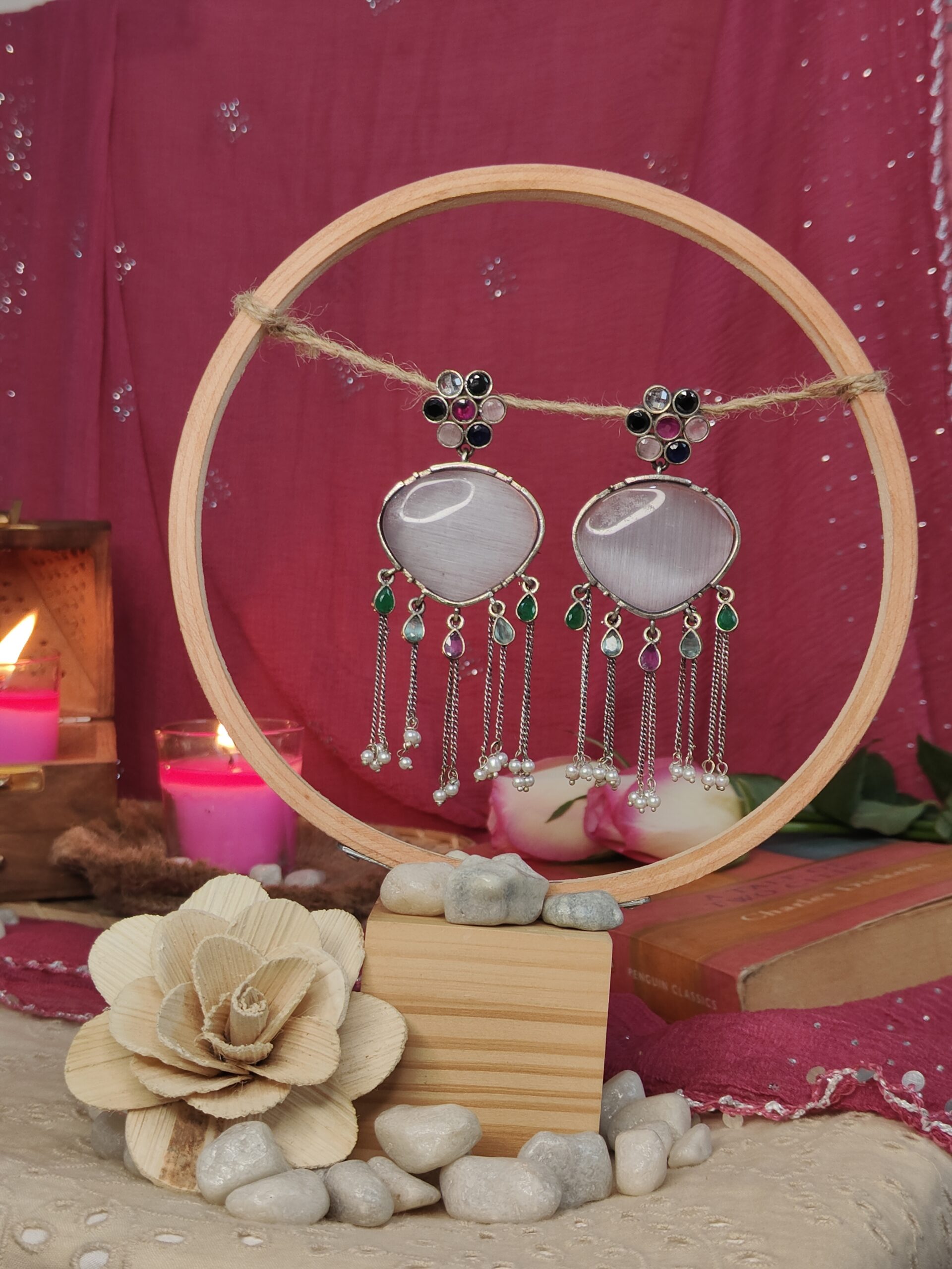 Geet Statement Dangler Earrings