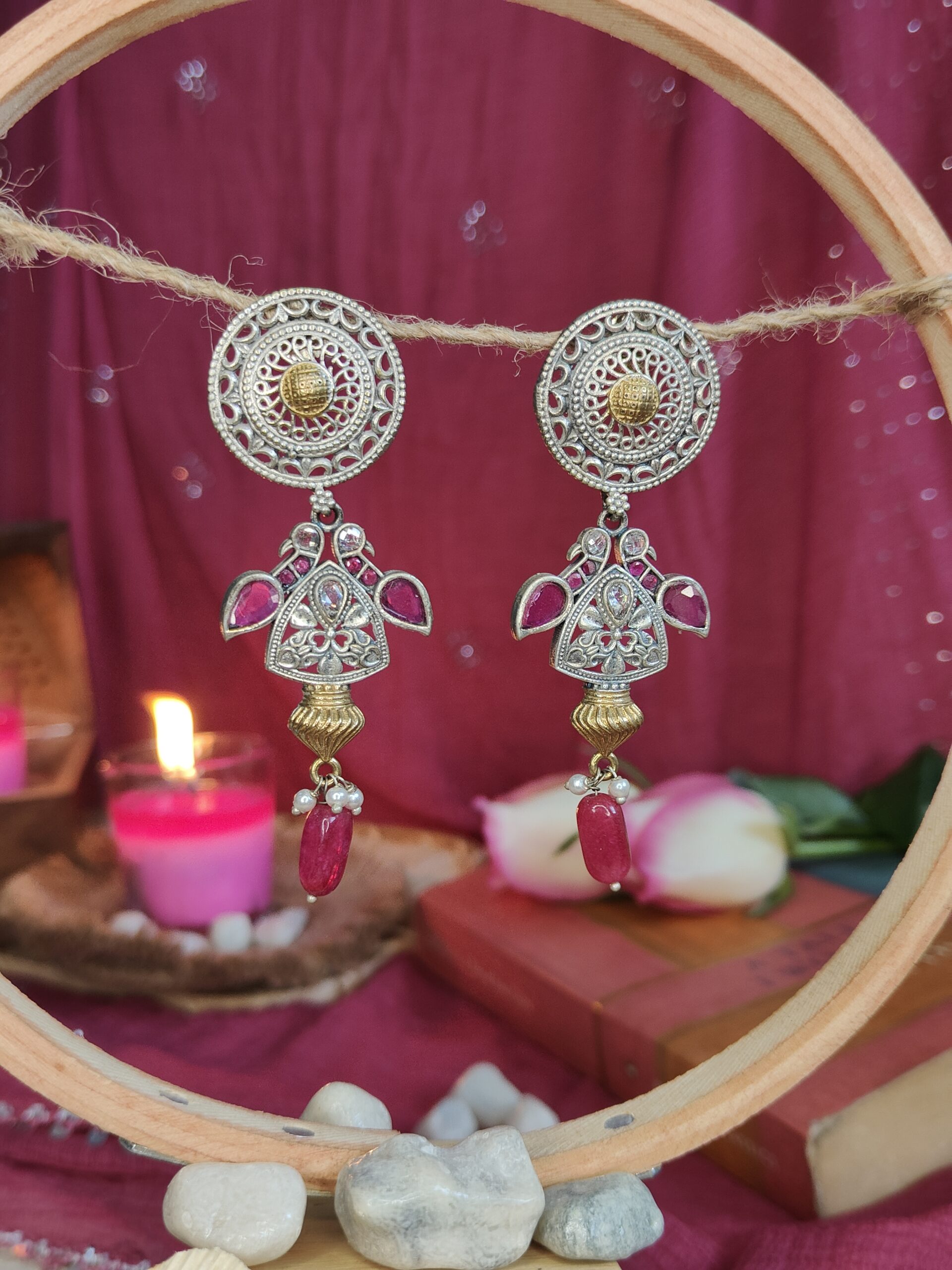 mayuri dropdwon earrings