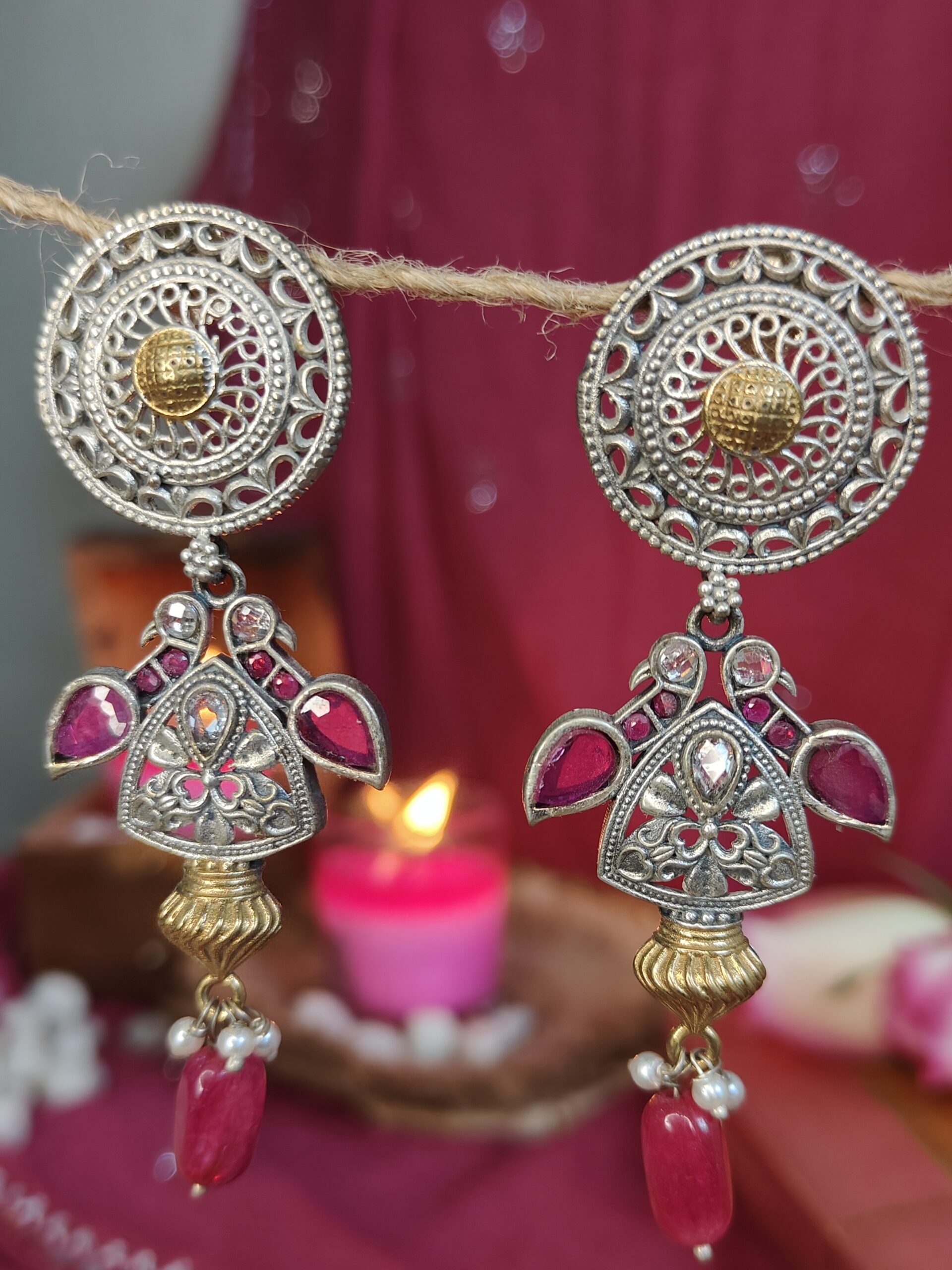 mayuri dropdwon earrings