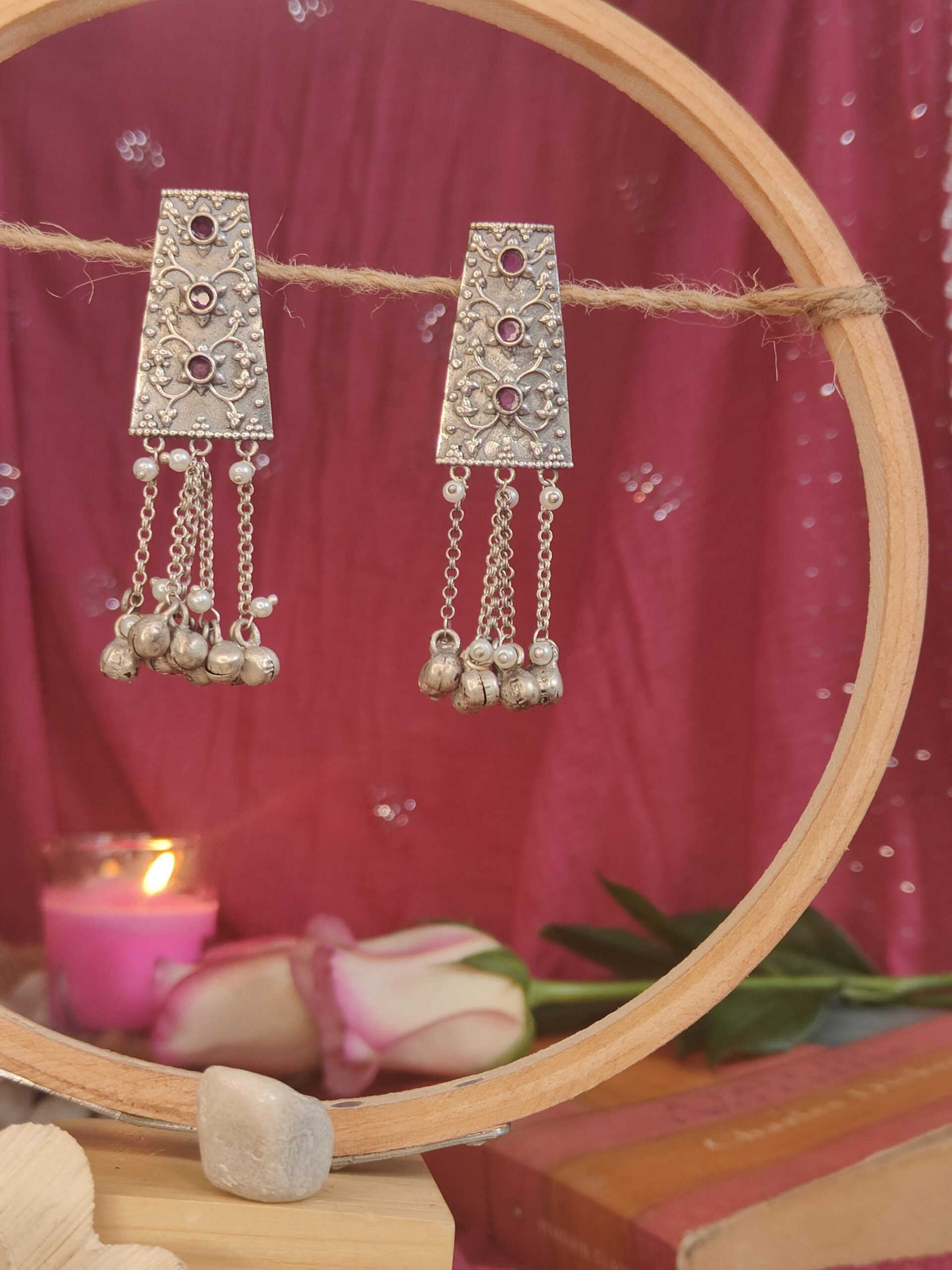 bindu ghungru earrings