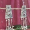 Bindu Ghungru Earrings - Ruby