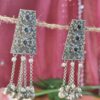 Bindu Ghungru Earrings - Blue