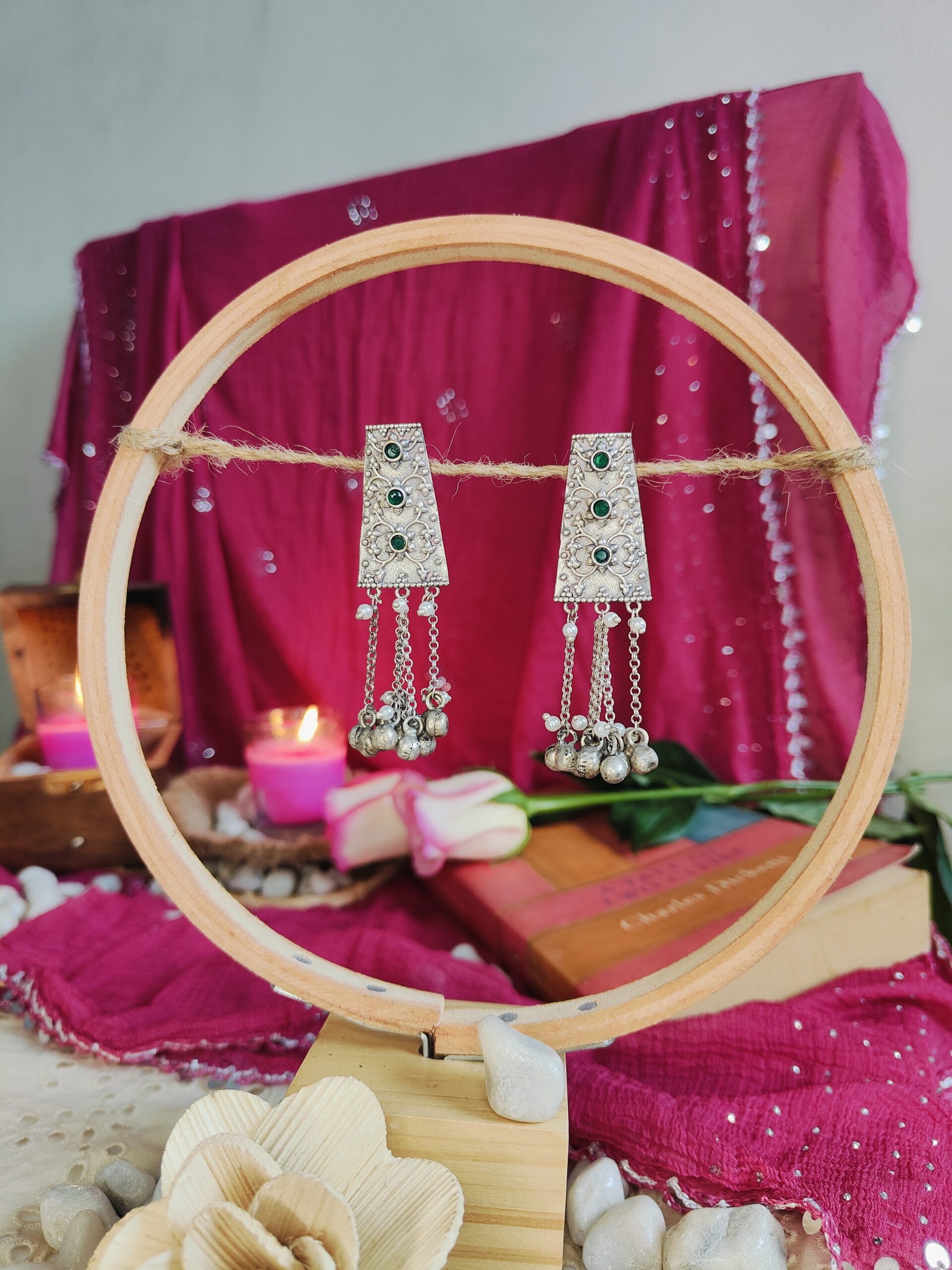 bindu ghungru earrings