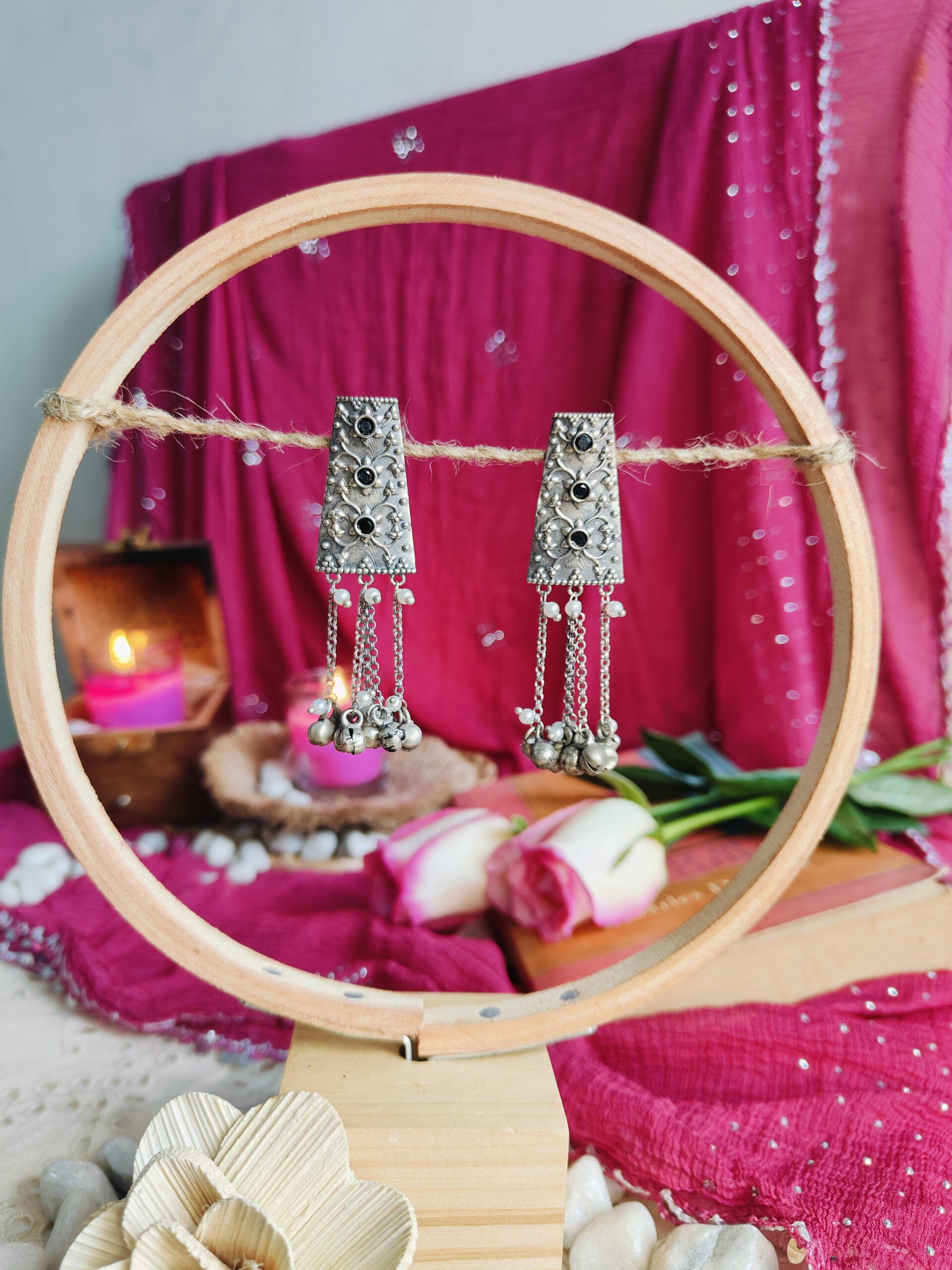 bindu ghungru earrings