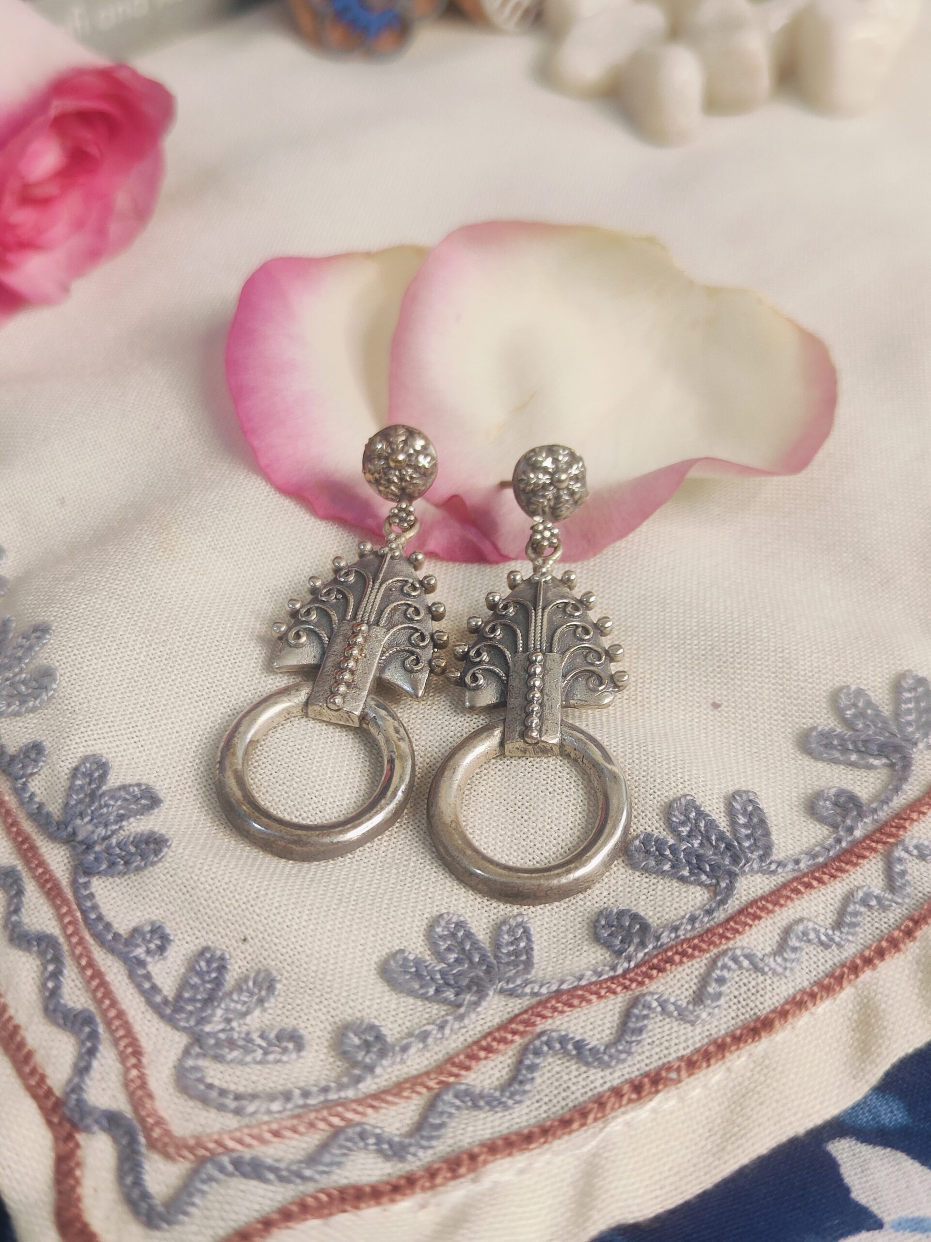 dheera dropdown earrings