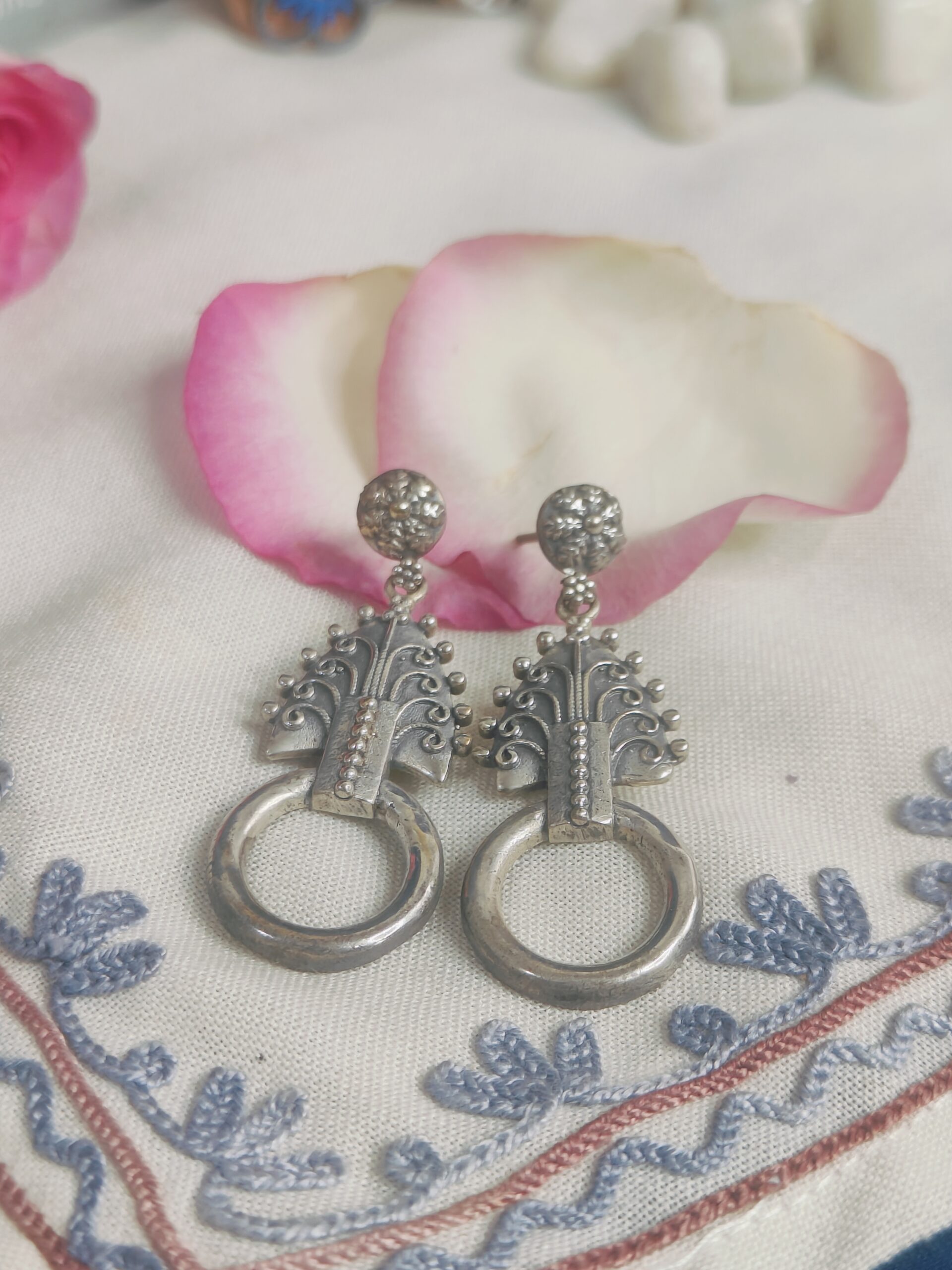 dheera dropdown earrings