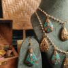 sunehri boond long necklace
