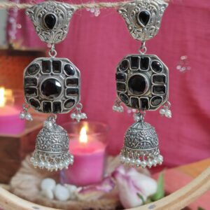 Sameeksha Jhumka - Black