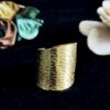 curled up statement ring