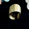 curled up statement ring