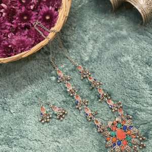 fierce & free afghani long neckpiece