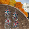 rang e noor long afghani earrings rang e noor long afghani earrings