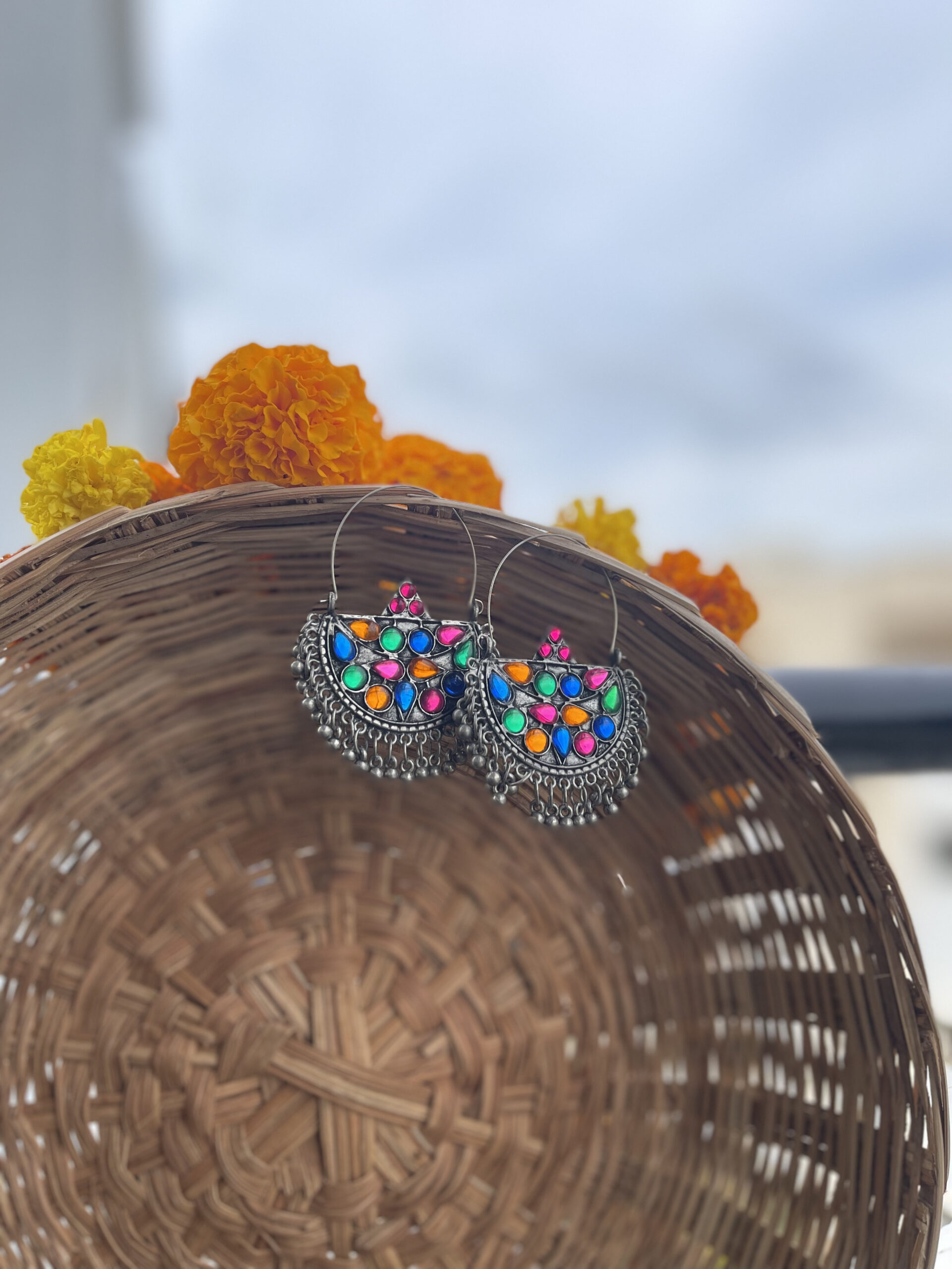 Roshan Ara Afghani Earrings