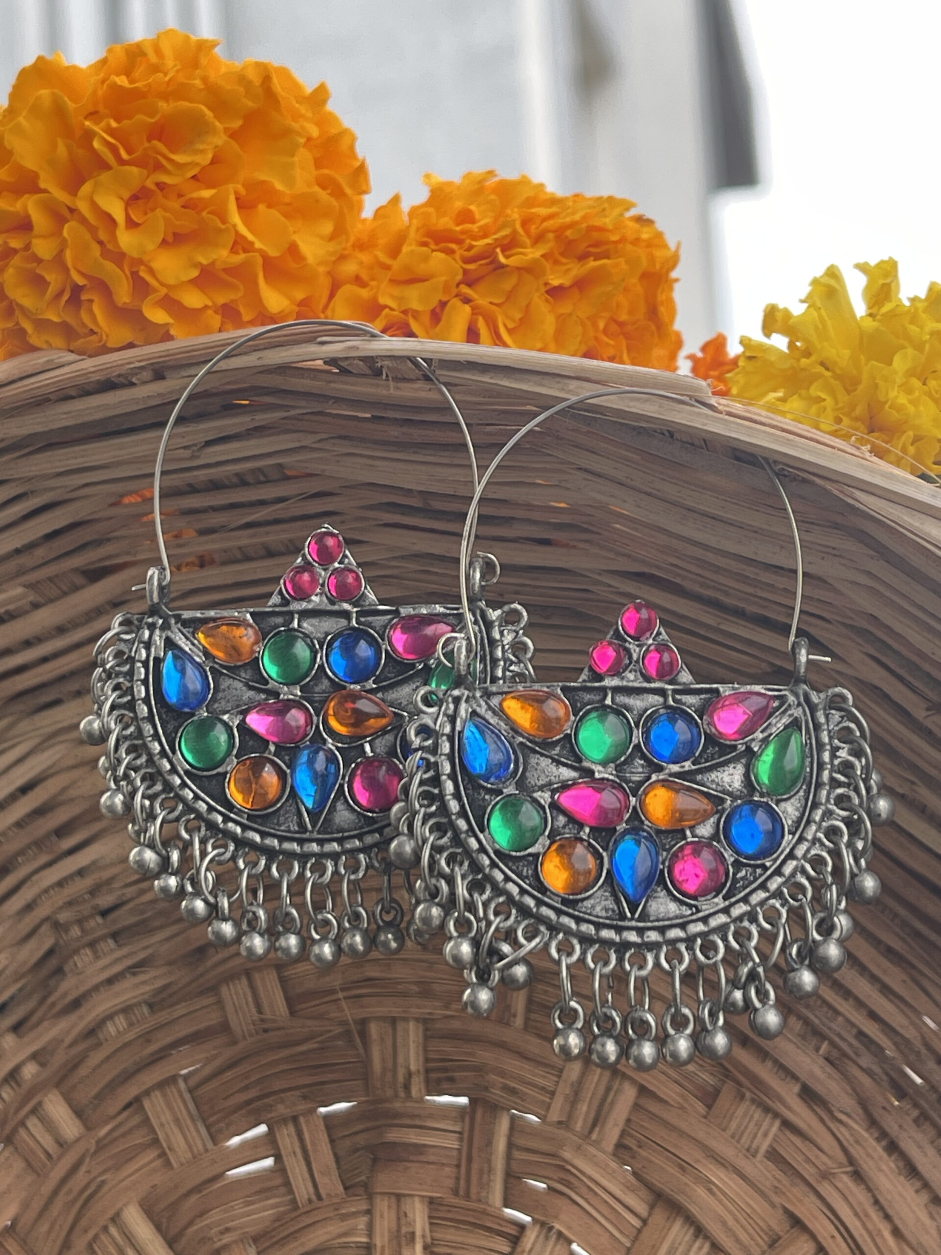 Roshan Ara Afghani Earrings