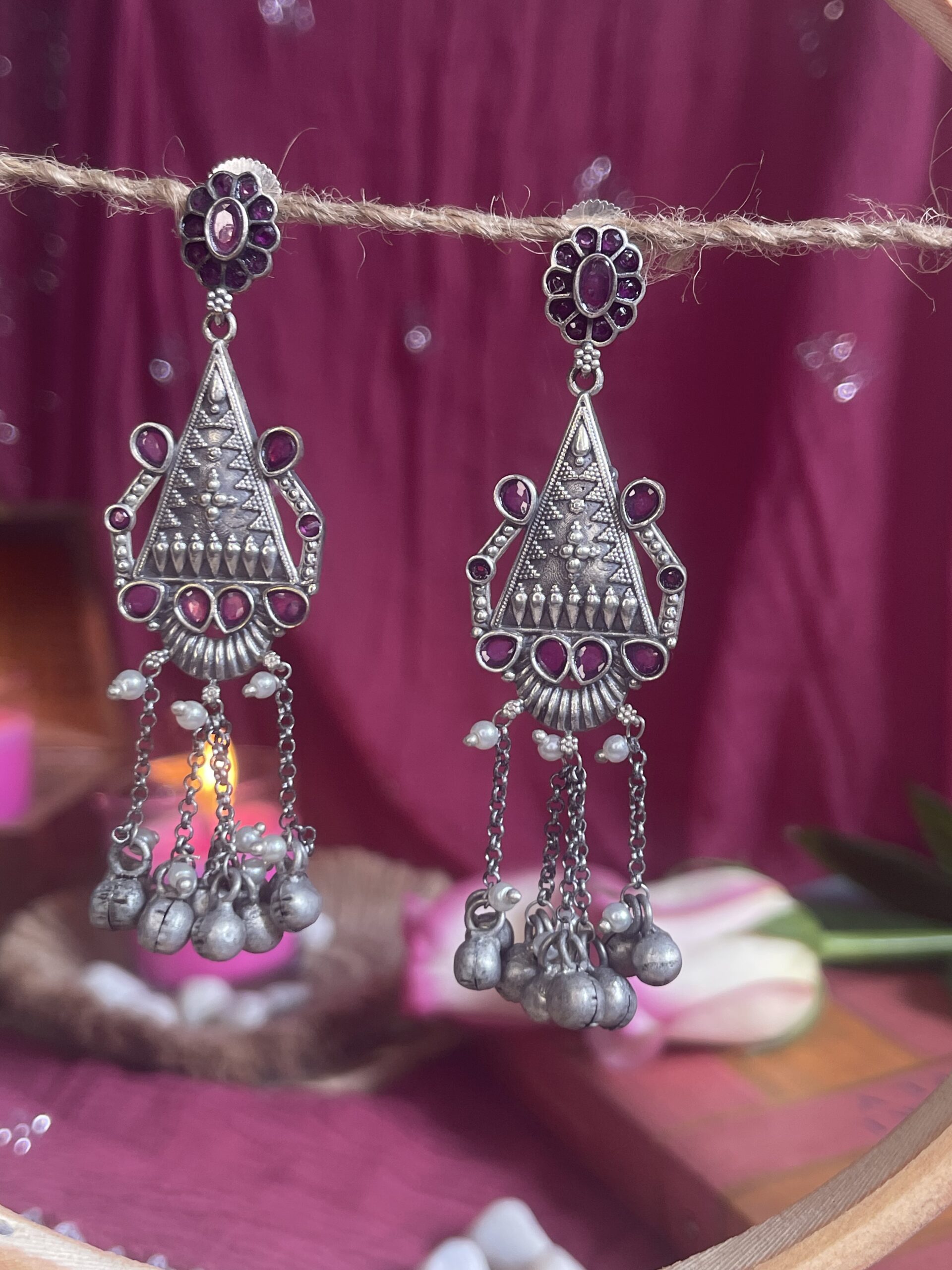 kathputli ghungru earrings