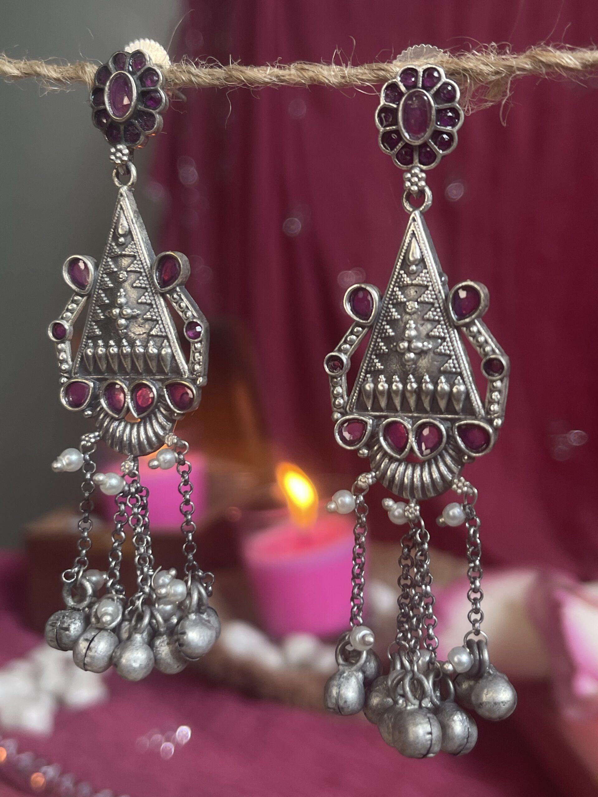 kathputli ghungru earrings