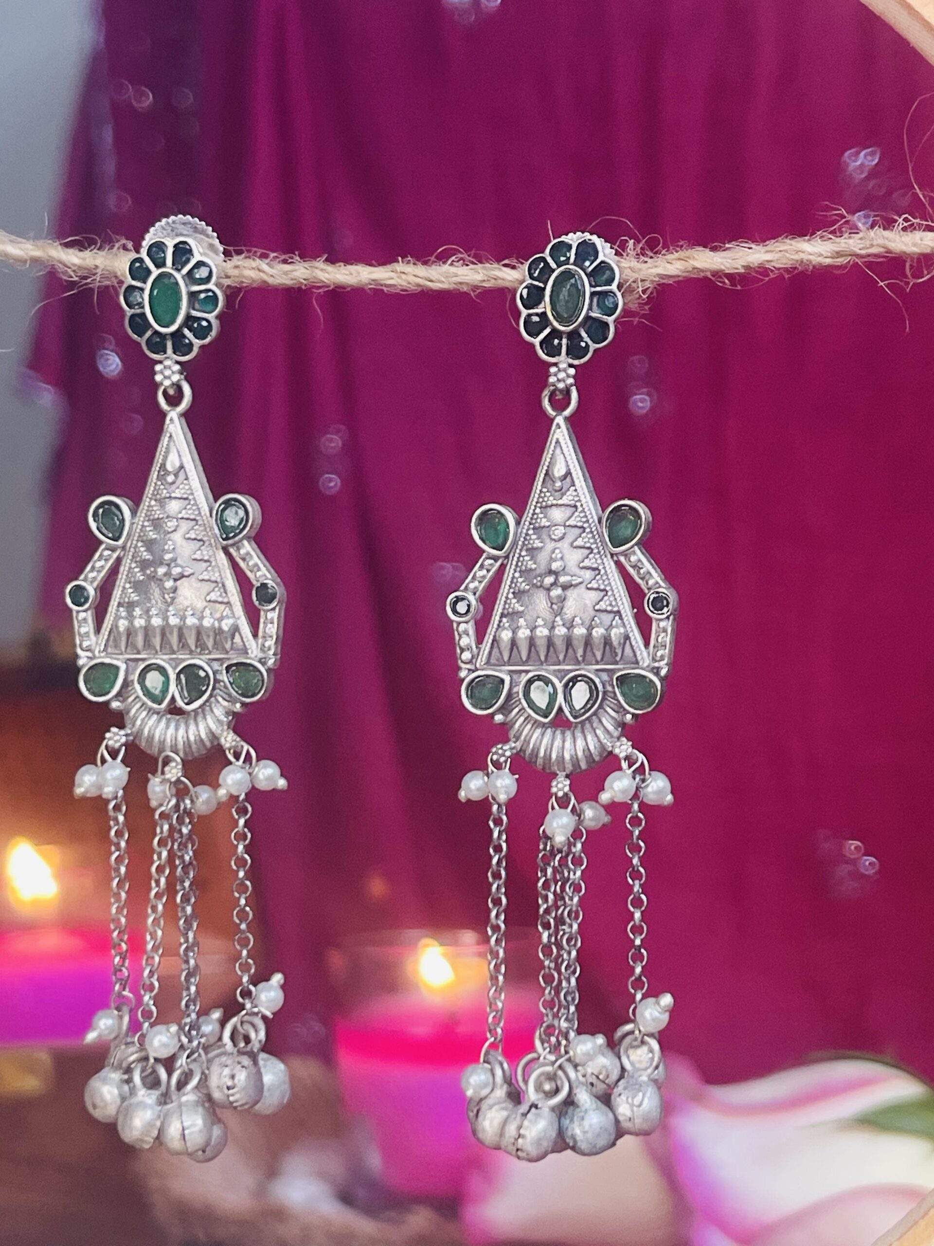 kathputli ghungru earrings