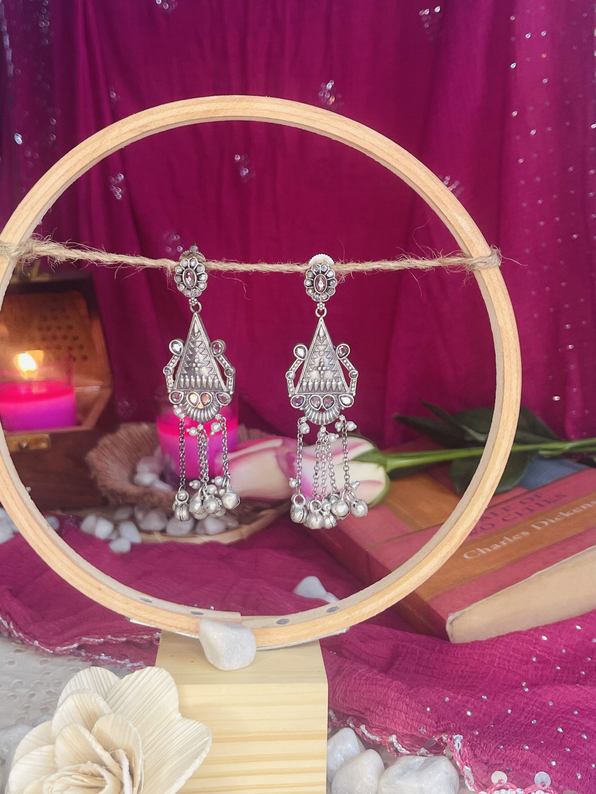 kathputli ghungru earrings