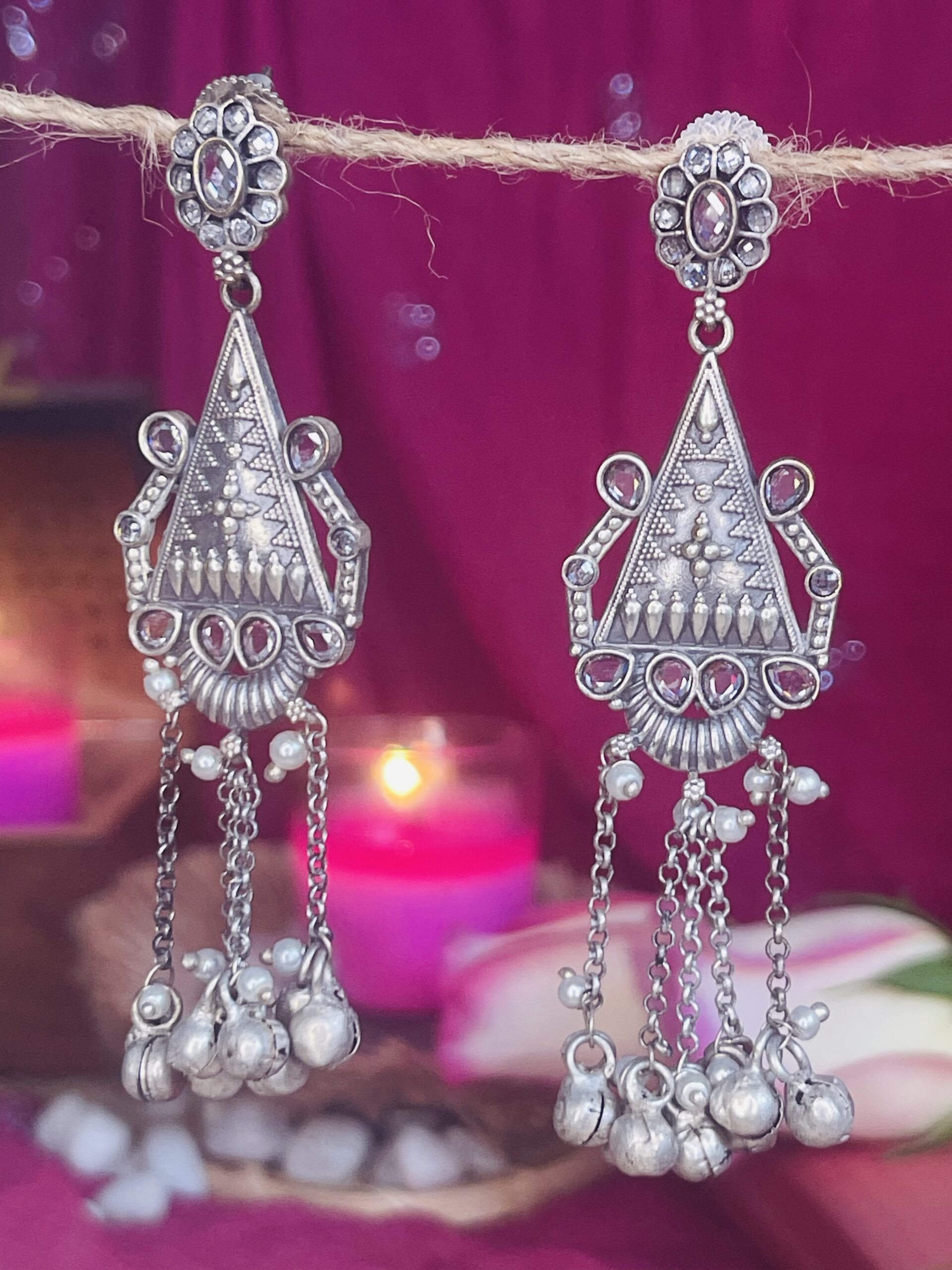 kathputli ghungru earrings
